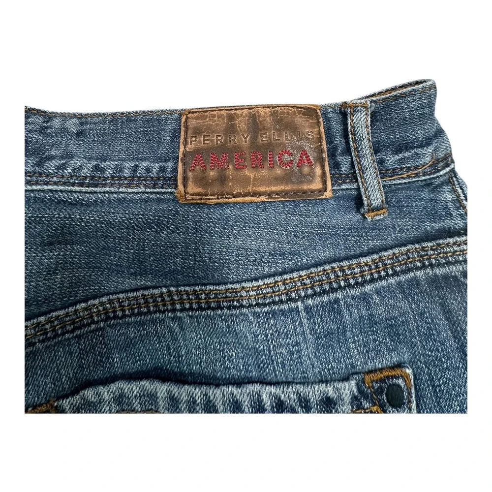 Perry Ellis America‎ Mens Blue Straight Leg Denim Jeans Size 31x30